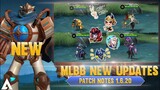 PATCH NOTES 1.6.20 UPDATED | NEW HERO VALENTINA | NEW EVENT MLBB | ROGER M3 ACTION | ROGER ACTION