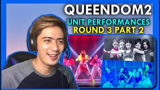 REACTION to QUEENDOM 2 ROUND 3 DANCE UNITS PERFORMANCE | 'PURR, KA-BOOM, TELL ME NOW' Cover