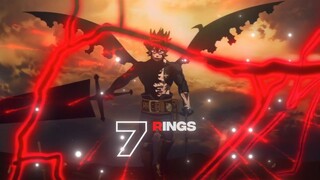 「7 Rings 😈🖤」Black Clover「AMV/EDIT」4K Remake @neptunedits