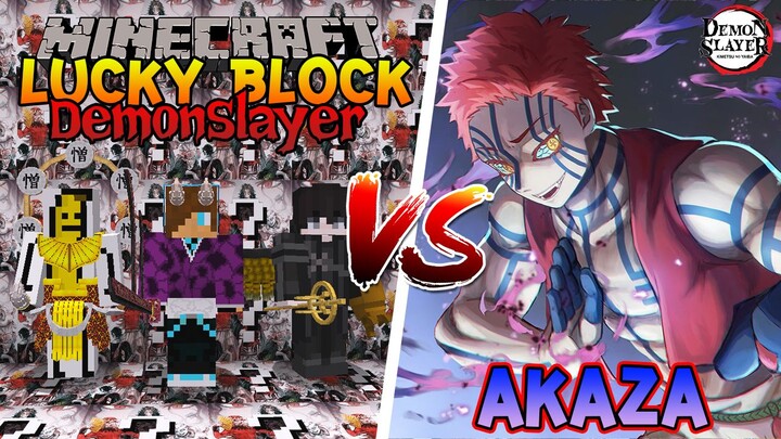 เปิดลักกี้บล็อก "อสูรจันทรา" ปะทะ อาคาสะ! | Minecraft Lucky Block