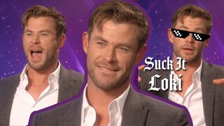 Chris Hemsworth Tries To Name Every Marvel Film In 1 Minute | Avengers Endgame | PopBuzz Meets
