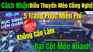 Cách Nhận Trang Phục Mới Điêu Thuyền Mèo Công Nghệ Và 5 Trang Phục Miễn Phí - Chuỗi Sự Kiện Mới 18/7