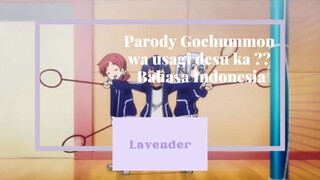 【FANDUB INDONESIA】 Parody Gochummon wa usagi desu ka ?? - Main Badminton bersama 3 LoLi