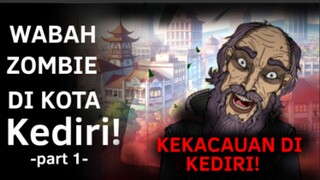 ZOMBIE Menyerang KOTAKU!?🧟 Lari!!! [Cerita Pendek KWC Z-day: city rescue 1 part 1]