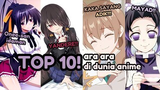 TOP 10 "ara-ara" DI DUNIA ANIME!!!