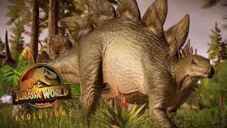 The STEGOSAURUS Herd - Tales From Isla Sorna 🦖 Jurassic World Evolution 2 [4K]