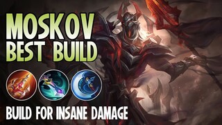 Moskov Best Build 2021 | Top 1 Global Moskov Build | Moskov Gameplay - MLBB | 2000 Dias Give Away 💎