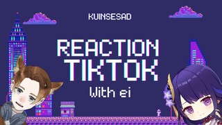 Reaction Tiktok with Raiden Ei ♥️ - Reaction video