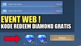 EVENT WEB PALING GILA !! KODE REDEEM RATUSAN DIAMOND GRATIS ! MENDADAK JADI SULTAN
