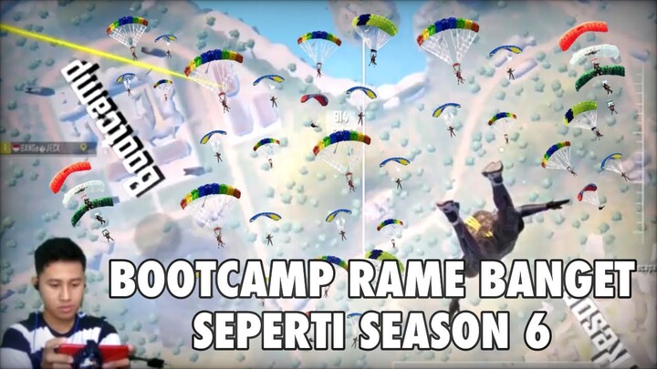 TURUN BOOTCAMP RAME BANGET, SEPERTI SEASON 6 !! SANHOK GAMEPLAY SOLO VS SQUAD - PUBG MOBILE