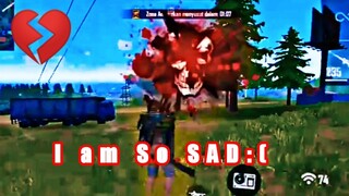 I'm So SAD💔🥀(Naruto - Loneliness)|Free Fire highlights♥️🇲🇨