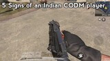 5 Signs of an Indian CODM player