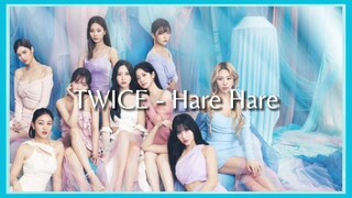 TWICE (트와이스) - HARE HARE (EASY LYRICS)