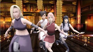 【 MMD NARUTO 】 Shake It Off - Sakura, Ino, Hinata, Tenten