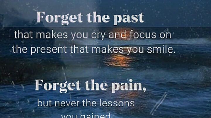 Forget the past🥺