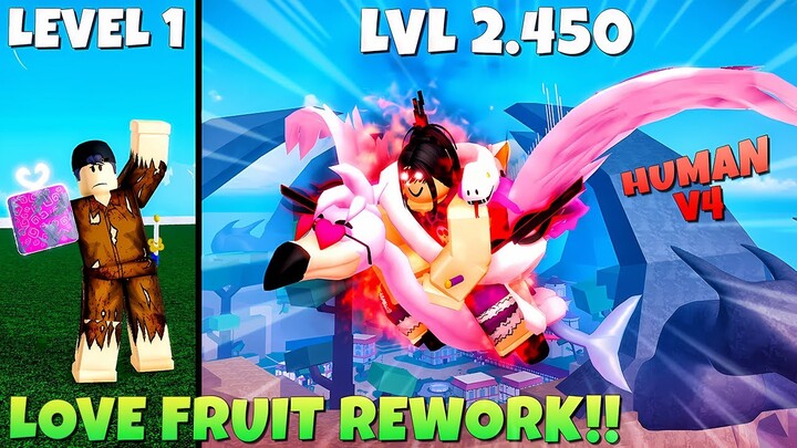 WOW!! LOVE FRUIT REWORK Semakin KEREN & Event Valentine Blox Fruit 🔥😍🔥