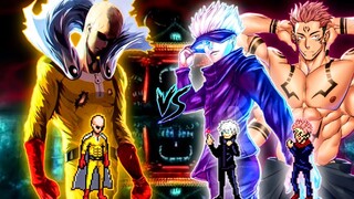 Real Saitama OP (New) VS Sukuna V1.7.1 OP & Limitless Gojo in Jump Force Mugen😱