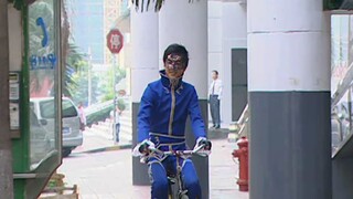 The part where the kids are riding bicycles created three famous scenes!