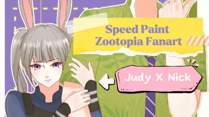 Judy X Nick (Zootopia Fanart)