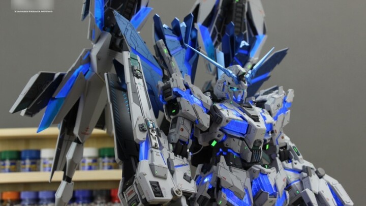 [Xiaozhe] PG Perfect Unicorn Gundam transformation work display process sharing