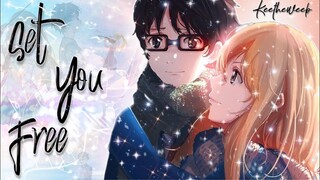 YOUR LIE IN APRIL SONG | "Set You Free" | Keetheweeb ft. Kingmenace