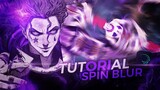 Tutorial spin blur alight motion 4.0