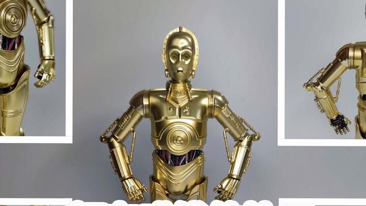 "Good glue and fun" 30 yuan domestic C-3PO little golden man, the happiness of a cup of coffee money