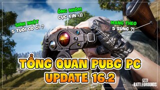 TỔNG QUAN PUBG UPDATE 16.2: ỐNG NHÒM CHIẾN THUẬT, MANG THEO 5 SÚNG LÀ DỄ VỚI THỨ NÀY... ! Nam Art