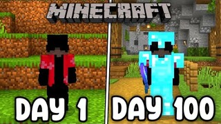 I Survived 100 Days in Minecraft Survival.. (TAGALOG)