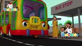 Baby Bus Nursery Rhymes Baby & Kids Songs | Bunny Bricks