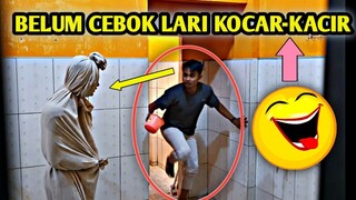 Ngakak🤣 prank pocong lagi orang boker lari kocar kacir