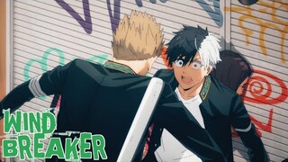 Haruka Sakura Vs Gangster Fight Scene... | Wind Breaker. Episode 1