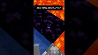 OBSIDIAN GENERATOR DI MINECRAFT?! #shorts #minecraft #minecraftindonesia