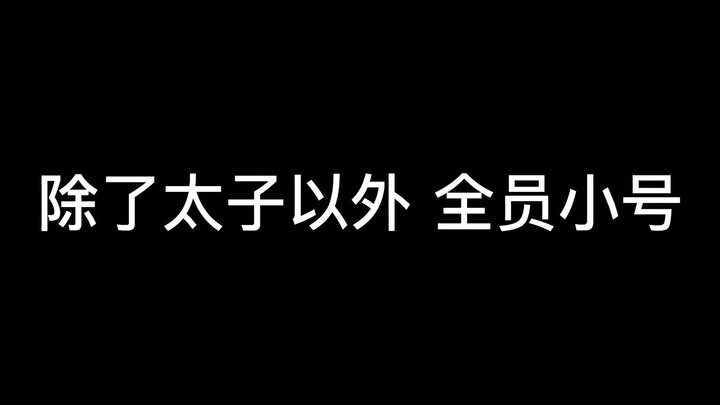 除了太子以外全员小号