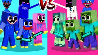 Monster School Baby Zombie และ Baby Huggy Wuggy Challenge - Sad Story - Minecraft Animation