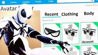 MAKING FORTNITE SPIDERMAN FUTURE FOUNDATION a ROBLOX ACCOUNT