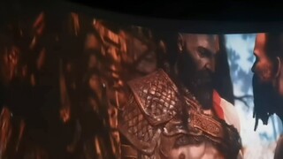 What is the experience of playing God of War 4 with a 350-inch ultra-ultra ultra-ultra ultra-ultra u