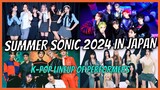 Summer Sonic 2024 in Japan Kpop Lineup of Performers