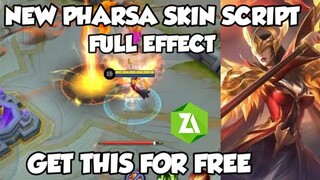 NEW PHARSA EPIC SKIN SCRIPT | FULL EFFECTS | MOBILE LEGENDS