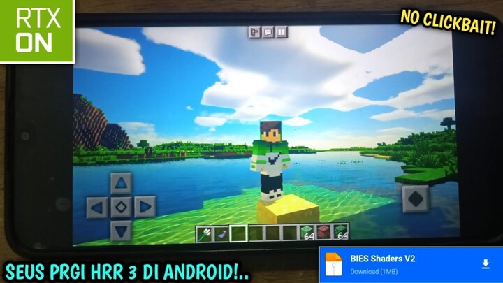 BARU RILIS🔥SEUS PTGI HRR3 DI MCPE 1.18! BEST 5 NEW SHADERS MINECRAFT PE 1.18+ ULTRA REALISTIC NO LAG