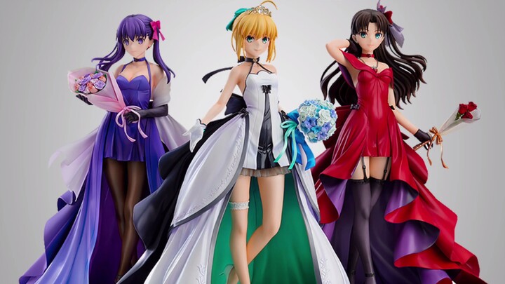 [Trợ cấp chính thức] GSC Fatestay night Artoria + Tohsaka Rin + Matou Sakura 15th Anniversary Dress 