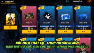 FREE FIRE | BẤT NGỜ THẬT SỰ SHOP HUYỀN BÍ BÁN THẺ VÔ CỰC GIẢM GIÁ CỰC RẺ NÈ !!!