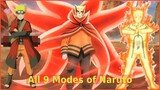 Naruto All 9 Transformations by order || Naruto All 9 Modes