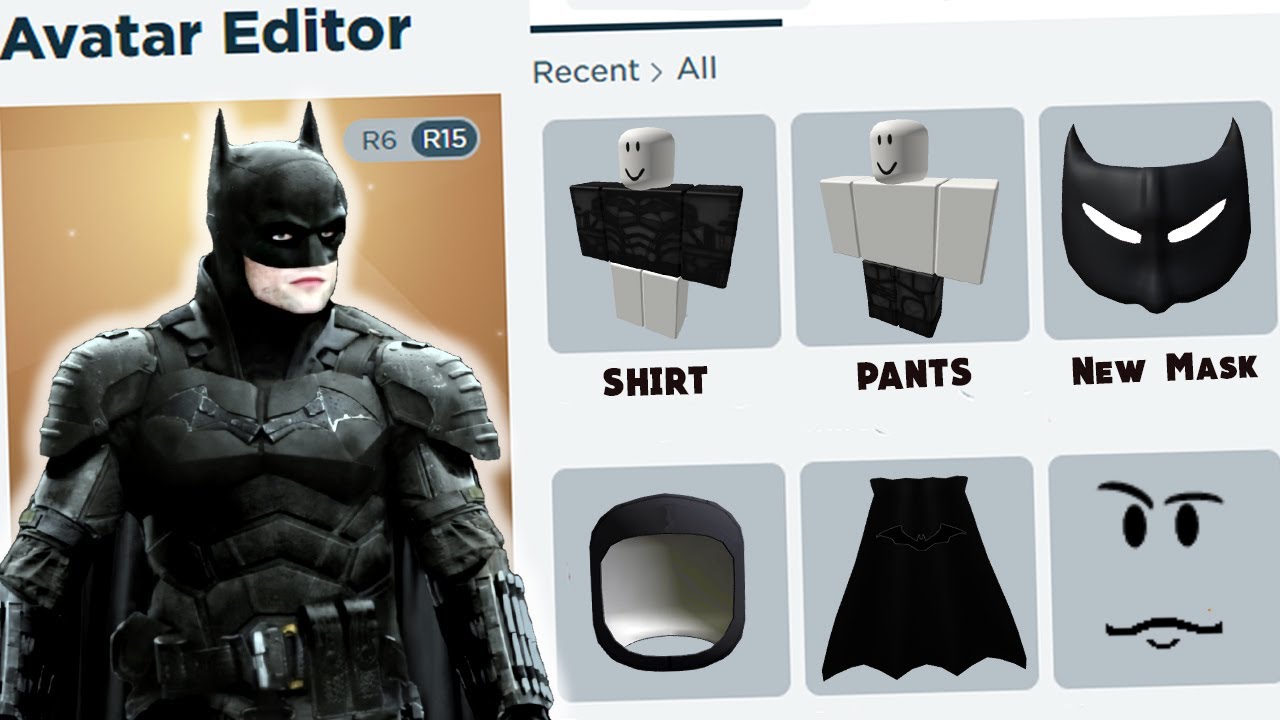 Bạn có muốn hóa thân thành nhân vật THE BATMAN trong Roblox? Avatar của bạn sẽ được thực hiện với sự tỉ mỉ và đầy tinh tế để tái hiện nguyên bản. Từ đánh bại các kẻ phản diện cho đến giải cứu thành phố trước nguy cơ, bạn sẽ có nhiều cơ hội thể hiện nhân vật huyền thoại trong Roblox.