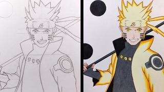 วิธีการวาด Naruto Sage Six Paths - Naruto