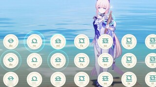 As "Hanging Drown" sounded, pure love appeared. (Genshin Impact performance) (with sheet music)
