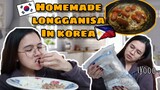 HOMEMADE LONGGANISA IN KOREA🇰🇷❤(KAIN TAYO)/JovelynG.