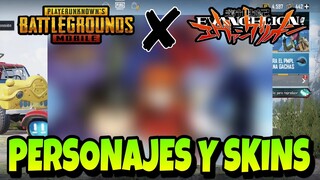 SKINS y PERSONAJES de la NUEVA COLABORACIÓN de PUBG MOBILE con EVANGELION