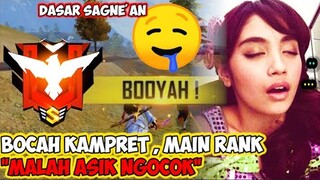 SI BOCIL SAGNE COMEBACK !! MAIN RANK , MALAH ASIK NGOCOK | FREE FIRE LUCU INDONESIA