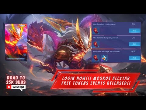 HOW TO GET SPECIAL/MOSKOV ALLSTAR SKIN SILVER TAG IN INFERNAL WYRMLORD EVENT | MLBB (PHASE 2)